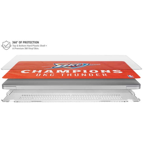2025 NBA Champions Oklahoma City Thunder MacBook Air 15in (2023-2025) Case plus Skin